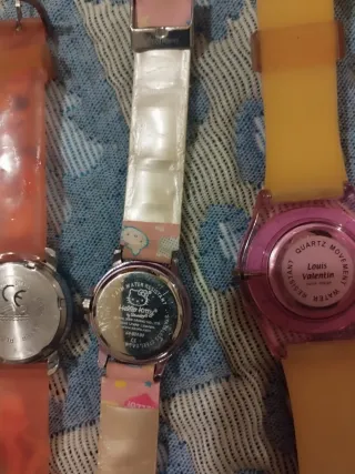 Lote 4 Relojes Niña