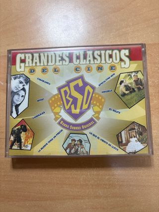 Casete Doble Grandes Clásicos del Cine BSO