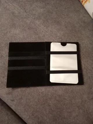 Cartera Lamborghini Negra y Dorada