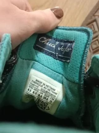 Converse azul turquesa