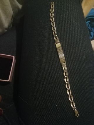 Pulsera Plata Nombre Ángela