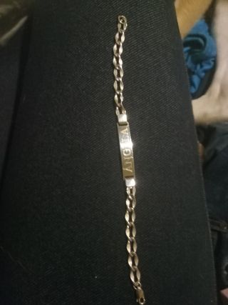 Pulsera Plata Nombre Ángela
