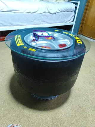 Cristal redondo 60 cm vidrio templado a estrenar.