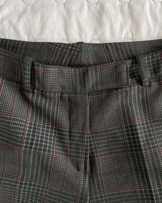 Pantaloni Office Palazzo Quadri Rossi 44