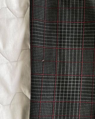 Pantaloni Office Palazzo Quadri Rossi 44