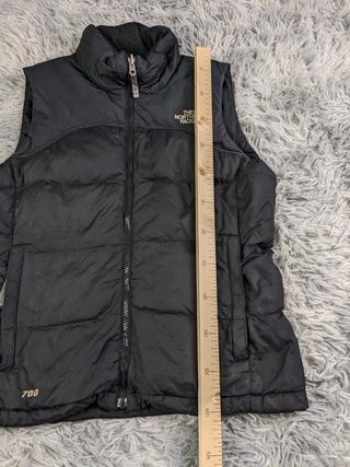 The North Face Vest Puffer 700 Goose Down Logo Emb