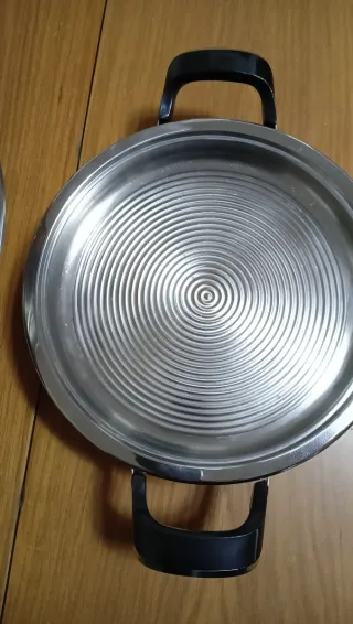 AMC Cazuela Tapa Visiotherm y Grill Espiral de 24