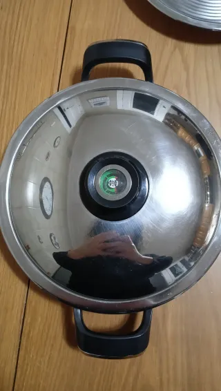 AMC Cazuela Tapa Visiotherm y Grill Espiral de 24