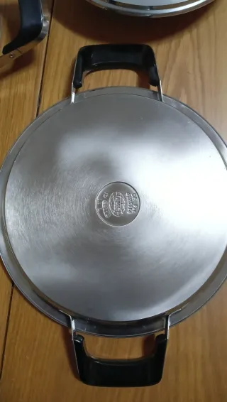 AMC Cazuela Tapa Visiotherm y Grill Espiral de 24