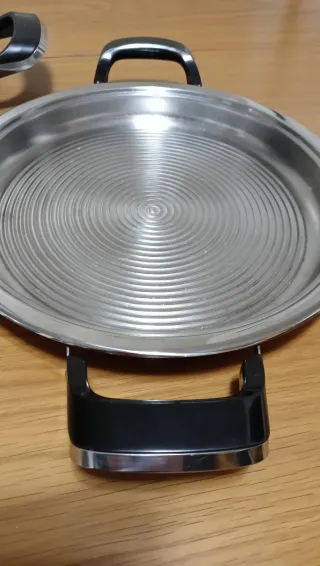 AMC Cazuela Tapa Visiotherm y Grill Espiral de 24