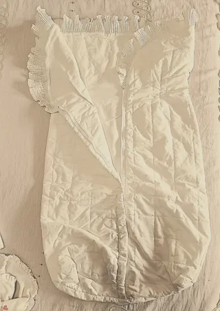 Conjunto Ropa Bebé Blanca/Marfil