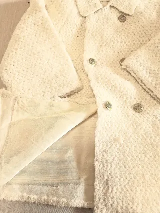 Conjunto Ropa Bebé Blanca/Marfil