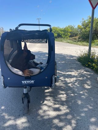 Carrito/Remolque Perro VEVOR Azul