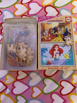 2 Puzzles Disney Princess Educa