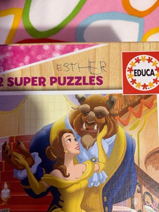 2 Puzzles Disney Princess Educa