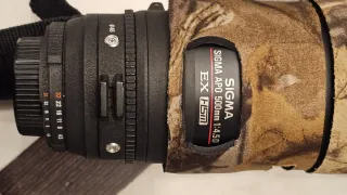 OBJETIVO sigma 500mm 4.5 hsm con Funda neopreno
