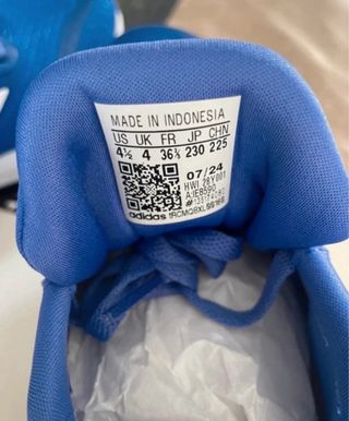 Zapatillas Adidas Running Azul y Amarillo