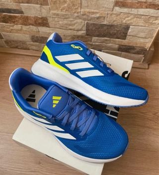 Zapatillas Adidas Running Azul y Amarillo