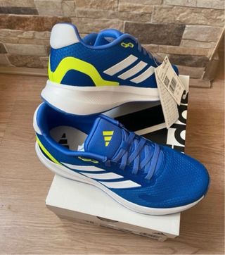Zapatillas Adidas Running Azul y Amarillo