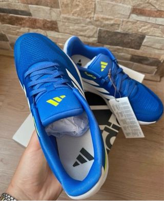 Zapatillas Adidas Running Azul y Amarillo