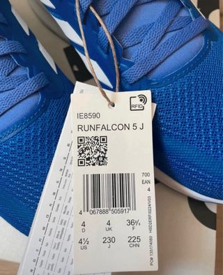 Zapatillas Adidas Running Azul y Amarillo