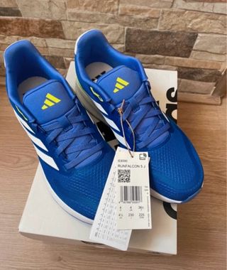 Zapatillas Adidas Running Azul y Amarillo