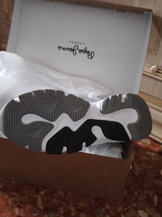 Zapatillas Pepe Jeans grises y rosas