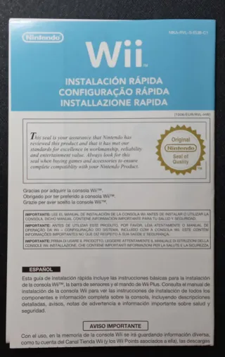 Consola Nintendo Wii Blanca