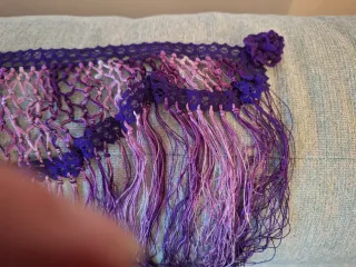 Pañuelo bordado a mano nuevo