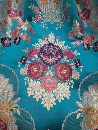 Falda de fallera adulta brocada