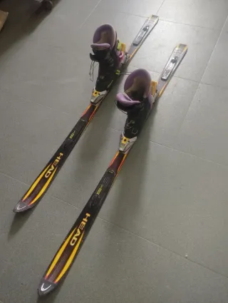 Esquís Head con botas