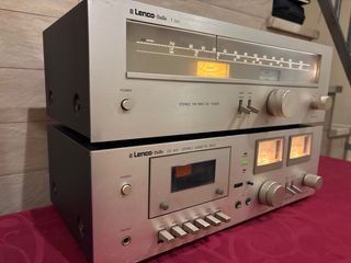 Lenco T300 y CD300 sintonizador y Cassette