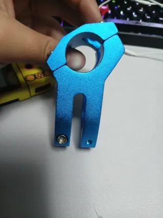 Potencia Bici Stunt Azul CNC