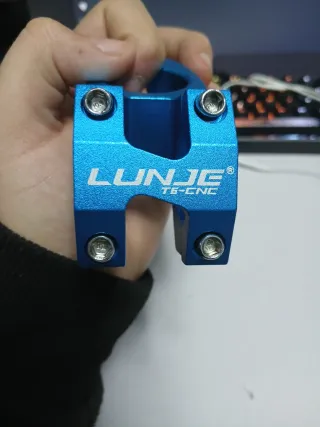 Potencia Bici Stunt Azul CNC