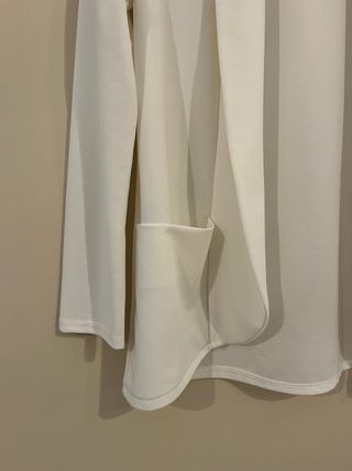 Americana blanca Glowrias con bolsillos