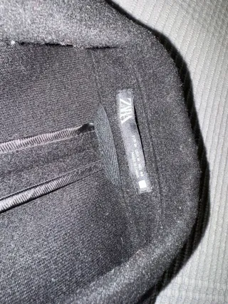 Chaquetón Zara Negro Talla M