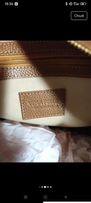 Bauletto vera pelle tigrato