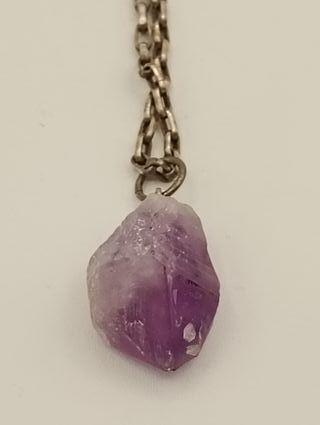 Collar de amatista natural