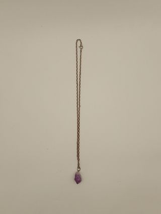 Collar de amatista natural