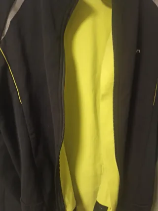 Maillot Ciclismo Btwin Negra y Amarilla