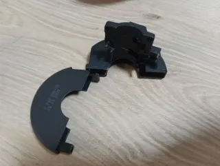 Piña izquierda, retrovisor y acelerador BMW f800s