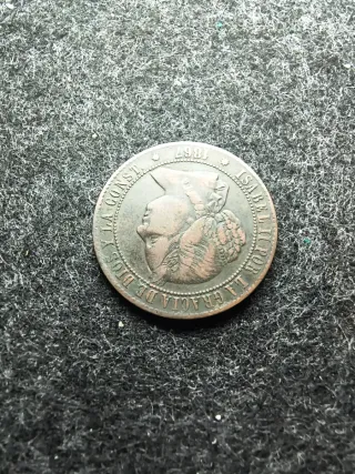 Moneda 2 Escudos Isabel II 1867