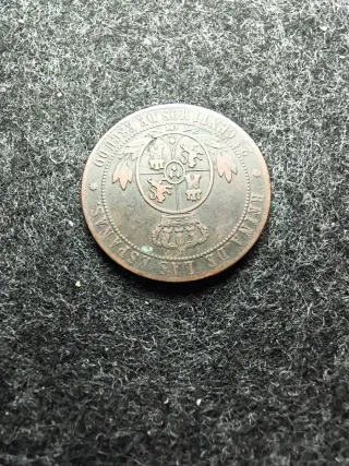 Moneda 2 Escudos Isabel II 1867