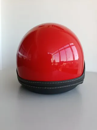Casco Vespa Jet Rojo Original
