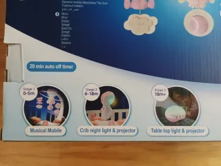 Móvil Musical Proyector Infantino 3 en 1