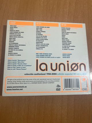 La Unión DVD y 2 CDs 1984-2004
