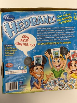 Hedbanz Disney ¿Qué Soy? Juego de Mesa