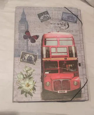 Carpeta grande Londres cartón