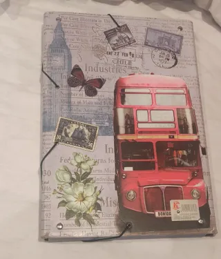 Carpeta grande Londres cartón