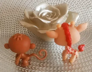 Littlest Pet Shop De Hasbro,Jirafa Y Mono